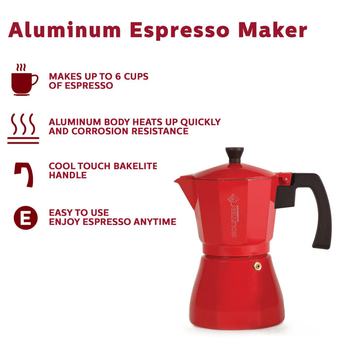 Holstein Housewares 6Shot Espresso Maker & Reviews Wayfair